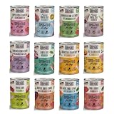 Mac's Hunde-Mix | Premium Nassfutter | 12 x 400 g (12 x 400 g, Mix 1)