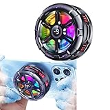 SHANGYU Handykühler, wiederaufladbarer Halbleiter-Handykühler mit Buntem LED-Licht, Display-Kühlerlüfter mit magnetischer Befestigung, für Gaming-Video-Streaming und Autofahren