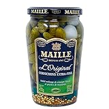 Maille Mini Gurken Cornichons Extra fein: Köstliche Delikatesse aus Frankreich - 400 Gramm