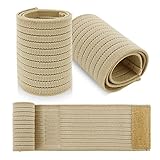 Sibba Elastische Handgelenkbandage 4 Stück atmungsaktiv Polyester Kompressions Armbänder Karpal Handunterstützung Schiene Stützgurt für Männer und Frauen Workout Bowling Tennis Sport