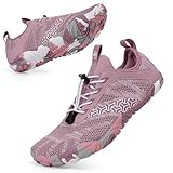 BibHoly Barfuss Schuhe Damen Herren Barfußschuhe, Leicht Atmungsaktiv Traillaufschuhe rutschfest Fitnessschuhe für Fitnessstudio und Outdoor-Aktivitäten