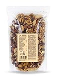 KoRo - Edelnussmischung 1 kg - 100% Nüsse - Hoher Ballaststoffgehalt (7,7 g/100 g) - Mischung aus Mandeln, Paranüssen, Cashewkernen, Walnüssen und Haselnüssen