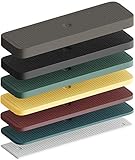 INNONEXT® Abstandshalter | Verglasungsklötze | 30 x 100 mm, 600 Stück Mix | Made in Germany | Set: 1, 2, 3, 4, 5, 6, 8 mm | Unterlegplatten, Abstandshalter, Distanzklötze aus Kunststoff, Abstandhalter