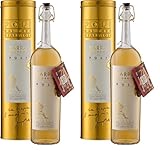 Jacopo Poli Grappa Sarpa Barrique di Poli in Geschenkröhre (1 x 0.7 l) (Packung mit 2)