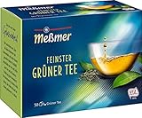 Meßmer Feinster Grüner Tee | 50 Teebeutel | Vegan | Glutenfrei | Laktosefrei | 50 Stück (1er Pack)