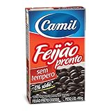 Brasilianische schwarze Fertige Bohnen CAMIL - Feijão Preto CAMIL 490g