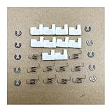 10 Stück Rücklaufstarter Schwungrad Sperrklinke Hundefeder Clips Set passend for Kettensäge 4500 5200 5800 45cc 52cc 58cc Benzin-Kettensägen Teile