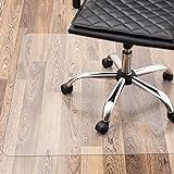 Floordirekt PRO - Bürostuhl Unterlage - transparente Bodenschutzmatte für Hartböden - Bodenmatte, Bodenschutz, Unterlegmatte (75 x 120 cm)
