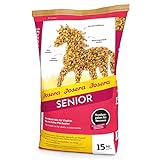 JOSERA Senior (1 x 15 kg) | Premium Pferdefutter mit Vital-Komplex | leicht verdaulich | Gut zum Auffüttern | Senior Pferdefutter