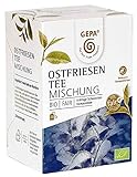 Gepa Bio Ostfriesentee Mischung - Schwarztee - 100 Teebeutel - 5 Pack ( 20 x 2g pro Pack)