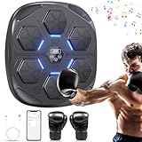 HotHands Music Boxing Machine, LED Elektronische Musik Boxing Machine mit Boxhandschuhen, Musik Boxen Trainingsgerät für Erwachsene und Kinder, Musik Boxmaschine Unterstützt Bluetooth