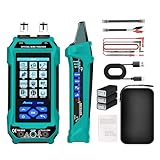 Abestop ET738 Netzwerk Kabeltester mit Digital Multimeter Mehrere Funktionen PoE Funktion Optische Kabel Meter Tracer Kabellängenmessung