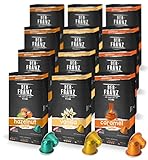 Nespresso kompatible Kaffee Kapseln (40xHaselnuss, 40xVanille, 40xKaramel Pack), Intensität 5/5, 12 x 10 Kapseln