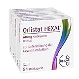 Orlistat HEXAL® 60 mg Hartkapseln | 252 St | Schneller zum Wunschgewicht | Effektiver abnehmen | Mit 3-fach Wirkung | Bis zu 50% mehr abnehmen