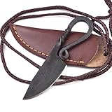 Mittelalter Messer Handgeschmiedet Wikinger 1095 Karbonstahl 692EA