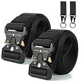 MOAZIFI 2er Taktischer Gürtel, Gürtel Herren, Arbeitsgürtel Herren, Tactical Belt, Gürtel Herren Arbeitsgürtel, Gürtel, Arbeitsgürtel, Herren-Gürtel, Taktischer Gürtel Herren, Gürtel Arbeitshose