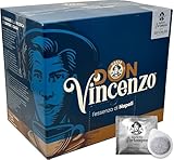 Caffè Don Vincenzo Kaffeepads 150 Stück – ESE 44mm – Kompatibel mit E.S.E System – Starker Neapolitanischer Espresso – Italienischer Röstkaffee (150, Gusto Partenopeo (stark))