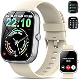 QCOQ Smartwatch Herren Damen, 1.91' HD Smartwatch Damen mit Telefonfunktion, Smart Watch Fitnessuhr 110+ Sportmodi für Android iOS