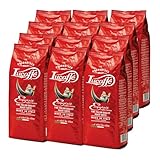 Lucaffé - Kaffeebohnen Exquisit, 12 Packungen zu 1 kg | Kaffee aus ganzen Bohnen für Espresso | Mittlere Röstung | exquisiter und aromatischer Geschmack | umhüllende Aroma