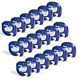 60-Pack MarkField Kompatibel mit dymo Letratag Etikettenband 12mm x 4m für Dymo LT-100H LT-100T 200B XR XM, Schwarz auf Weiß
