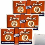 Brandt Markenzwieback der praktische Vorrats-Pack 3er Pack (3x450g Packung) + usy Block