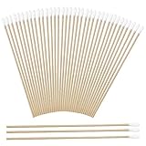 Wattestäbchen 200 Stück Langer Holzgriff Watteträger 15cm Reinigungsstäbchen für Kamera Tastatur Make-up Polieren Reinigung