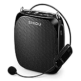 Sprachverstärker Drahtloser Kabellos Stimmverstärker Original shidu Voice Amplifier Pa System Lautsprecher mit Headset-Mikrofon 10W Wiederaufladbar Lautsprecher für Teachers Tour Guide Sport Trainer