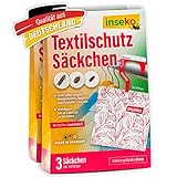 inseko 6 x Textilschutz Säckchen mit frischem Lavendelduft I Mottenschutz für Kleiderschrank I Mottenfalle Kleidermotten I Made in Germany (6)