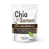 NATURACEREAL Premium Chia Samen, in Deutschland geprüfte Qualität (1 x 1 kg)