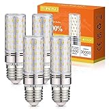 Tomosu LED Birne E27 Neutralweiss 4000K Extra Hell 1600LM, 16W LED Glühbirne ersatz 150W Glühlampe, E27 Lampe Maiskolben Kleine Kerze Leuchtmittel, Nicht Dimmbar, AC 220-240V, 4er Pack