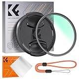 K&F Concept UV Filter 72mm mit Objektivdeckel,Reinigungstuch,Schutzfilter mit 18 Schichten Nanobeschichtungen (Nano Klear)