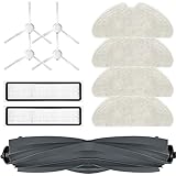 GMBYLBY Fit Für Dreamed10s/D10s HEPA Filter Anti Allergen Reinigung Rolling Pinsel Hauptseitenstaubsauger Zubehör Set Edge Kit Ersatzteile Staubsammler Ersatz Roboter Vakuum