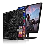 Dell Gaming PC Set Komplett, Intel Quad Core i5 bis zu 3.6GHz, Radeon RX 550 4GB, 16 GB RAM, 512GB SSD, 600 M WiFi, Neuer 24 Zoll Monitor 1080 FHD LED, W10P64 (Generalüberholt)