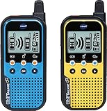 VTech KidiTalkie – 4in1 Kinder-Walkie-Talkie mit LCD-Display, Spielen, Stimmverzerrer, Emojis und vielem mehr – Für Kinder von 4-12 Jahren