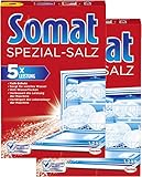 Somat Spezial-Salz, Spülmaschinensalz, für bessere Geschirrspülleistung 2er Pack (2 x 1,2kg)