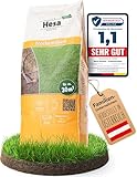 Hesa Trockenrasen, 1 kg für ca 30 m², RSM 2.2.2, Premium Rasensamen für trockene Standorte in Profiqualität, bleibt lange grün