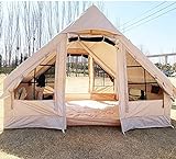 Baralir Camping Zelt 4 Personen, Aufblasbar Tipi Zelt Outdoor, pop up, Schneller Aufbau innerhalb von 2 Minuten, Camp-Luxuszelt 6,3 Quadratmeter