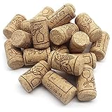 carrub Weinkorken, Holzkorken Weinflaschen Korken für Naturkorken für Holzweinkorken für DIY, Dekoration und Hobby