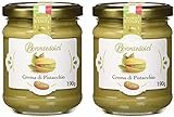 2 Stück - Brontedolci Pistaziencreme süß mit 40% Pistazien aus Sizilien (Ätna) 2x 190g