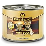 Wolfsblut - Wild Duck Puppy - 6 x 200 g - Ente - Nassfutter - Hundefutter - Getreidefrei
