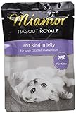 Miamor Katzenfutter Ragout Royal für Kitten mit Rind 100 g, 22er Pack (22 x 100 g)