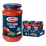 Barilla Pastasauce Toscana Kräuter – Italienische Sauce 6er Pack (6x400g)