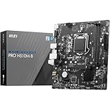 MSI PRO H510M-B Motherboard, Micro-ATX - Unterstützt Intel Core Prozessoren der 10. Generation, LGA 1200, LGA 1700 - 2 x DIMMs (3200MHz), 1 x PCIe 3.0 x16, USB 3.2 Gen1, 1G LAN, HDMI 1.4