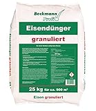 Beckmann Profi Eisendünger Granuliert, 25 Kg