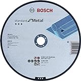 Bosch Professional 1x Standard for Metal Straight Cutting Trennscheibe (für Bleche, Stahl, Ø 230 x 1,9 x 22,23 mm, Zubehör Winkelschleifer)