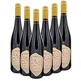Gustavshof biodynamisch: Naturtrüber roter Traubensaft aus Muscat Bleu (6x0,73l), Demeter-Qualität, Fruchtig, 4.38 Liter
