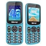 Tosaju 4G LTE Telefon Mini Tastenhandy Ohne Vertrag 1.7 Zoll Farbdisplay Bluetooth 1000mAh Lange Standby-Zeit Dual SIM Tragbar Mobiltelefon Seniorenhandy mit LED-Taschenlampe Grün