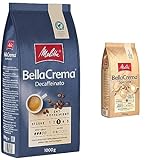 Melitta BellaCrema Decaffeinato Ganze Kaffee-Bohnen entkoffeiniert 1kg & BellaCrema Speciale Ganze Kaffee-Bohnen 1kg, ungemahlen