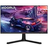 KOORUI Gaming Monitor 24 Zoll - FHD PC Bildschirm VA 165Hz 1ms Monitor 144hz, FreeSync GSync Compatible, DCI-P3 85%, 2 x HDMI, DP Neigbar, Schwarz