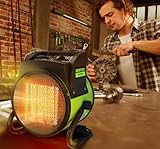 GARDTECH Heizlüfter Energiesparend, Keramik Heizstrahler, 2000 Watt